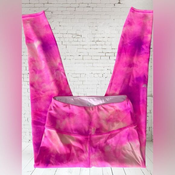 IVL Watercolor High Waist Leggings Pink NWT size 4 - Picture 4 of 6